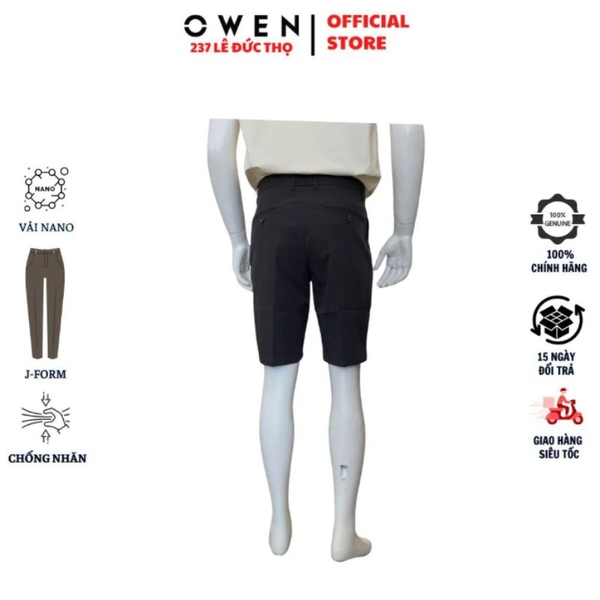 Quần Short Nam Owen SV263022 Xám Đậm J-Form 100% Polyester