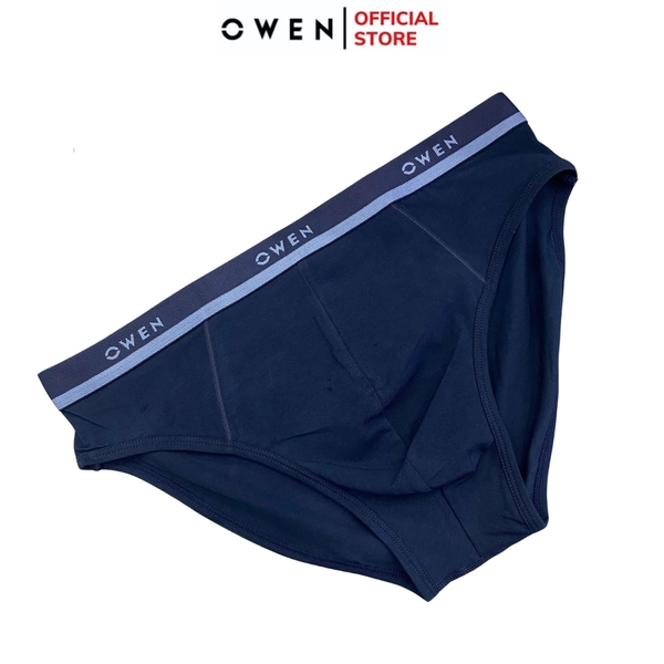 Quần Lót Nam Owen QLR242516 màu xanh tím than kiểu dáng sịp tam giác Chất liệu cotton
