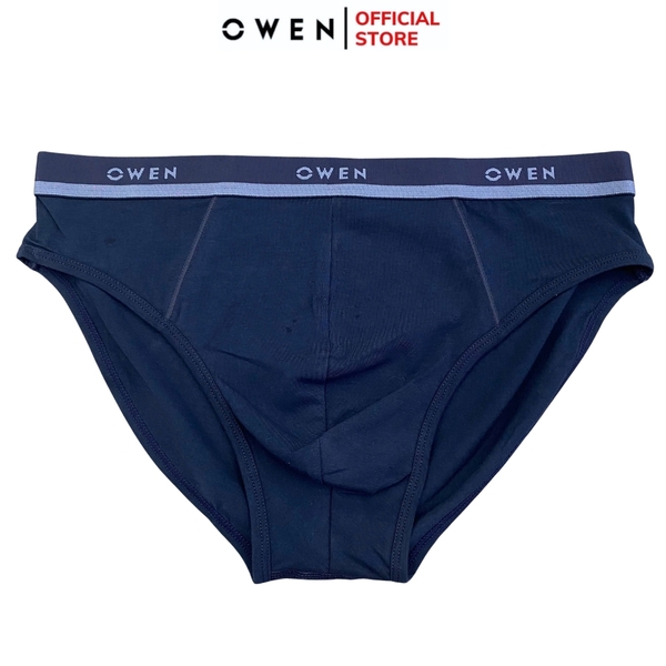 Quần Lót Nam Owen QLR242516 màu xanh tím than kiểu dáng sịp tam giác Chất liệu cotton
