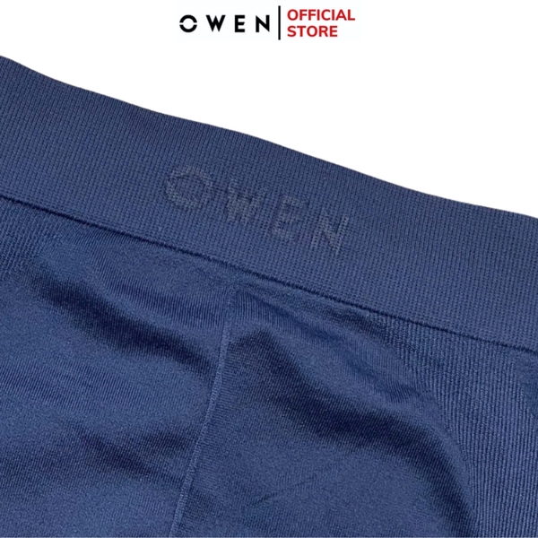 Quần Lót Nam Owen QLR242518 màu xanh tím than dáng sịp tam giác bikini chất liệu polyamide spandex