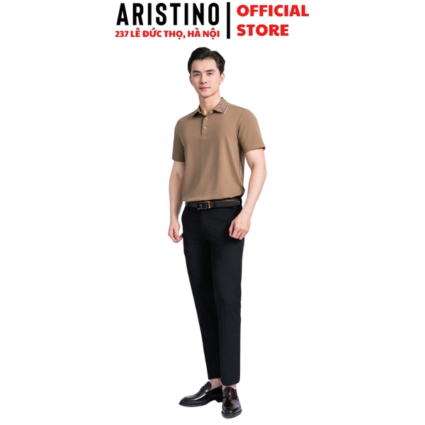 Quần Âu Nam Aristino Quần Tây ATR0050S1 màu đen 28 dáng ôm Slim fit