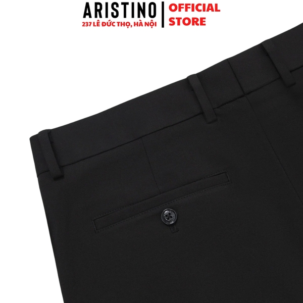 Quần Âu Nam Aristino Quần Tây ATR0050S1 màu đen 28 dáng ôm Slim fit