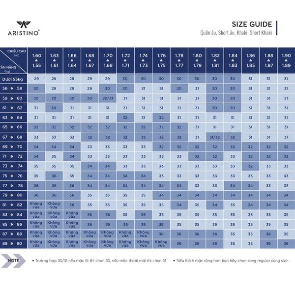 Quần Âu Nam Aristino Quần Tây ATR02703 Màu Xám 174, Xanh tím than 49