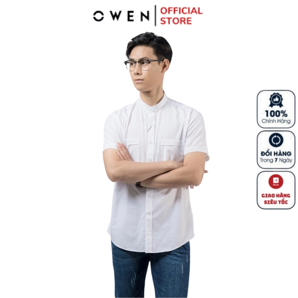 Áo Sơ Mi Nam Tay ngắn Owen AS220131NT