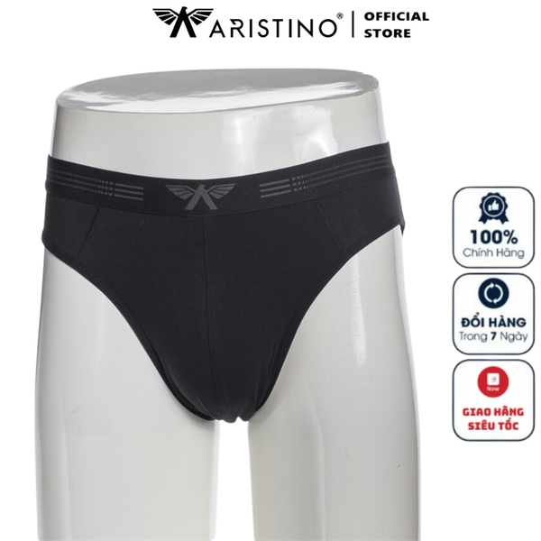 Quần Lót Nam Aristino ABF056 Kiểu Quần Sịp Tam Giác Chất Liệu Cotton Mềm Mịn Giao Màu Ngẫu Nhiên