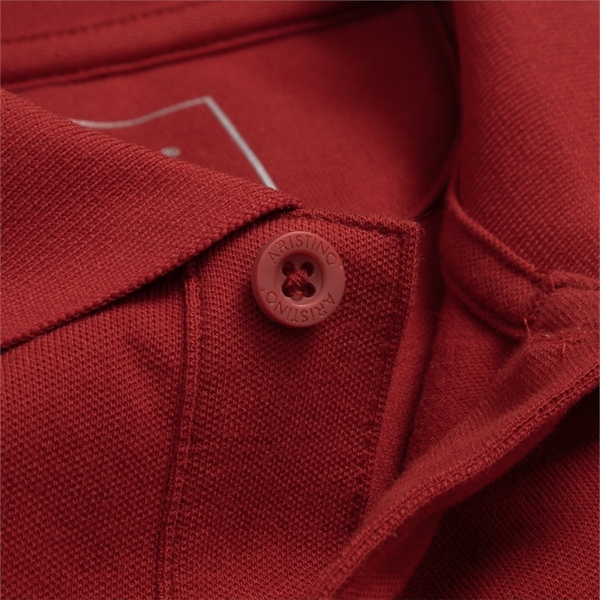 Áo Thun Polo Nam Cổ Bẻ Aristino APS134S3 màu Cam 110 kẻ Jacquard