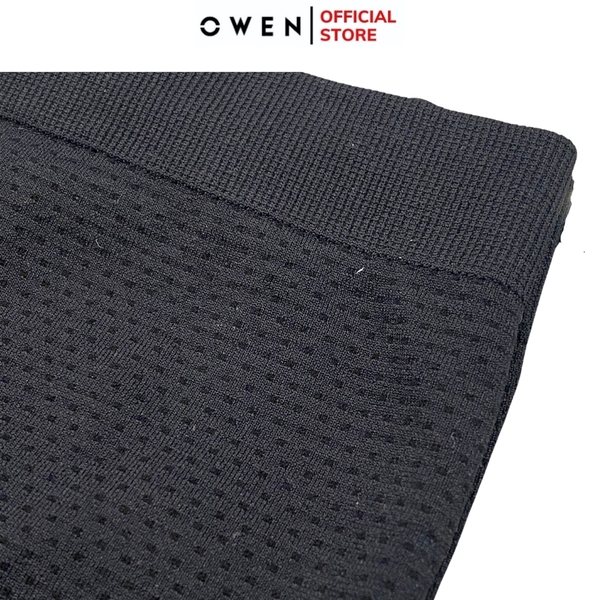 Quần Lót Nam Owen QLB232454 màu đen Kiểu sịp đùi Boxer Chất liệu Polyamide spandex