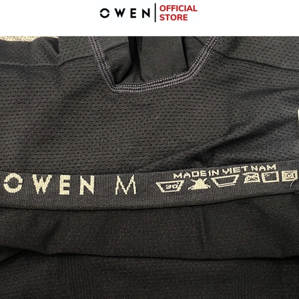 Quần Lót Nam Owen QLB232454 màu đen Kiểu sịp đùi Boxer Chất liệu Polyamide spandex