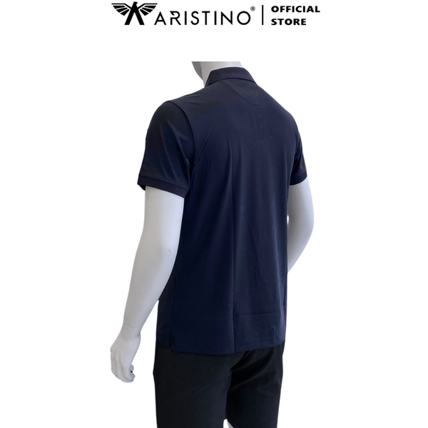 Áo Thun Polo Nam Cổ Bẻ Aristino APS087S3 Màu: Trắng 6, Xanh biển 200, Xanh tím than 26