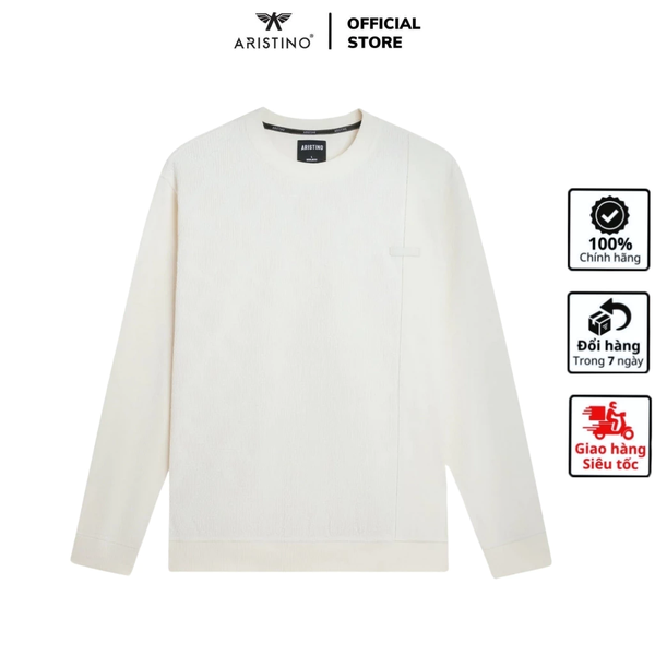 Áo Thun Nam Dài Tay Aristino ASW017BZ Màu Be 11