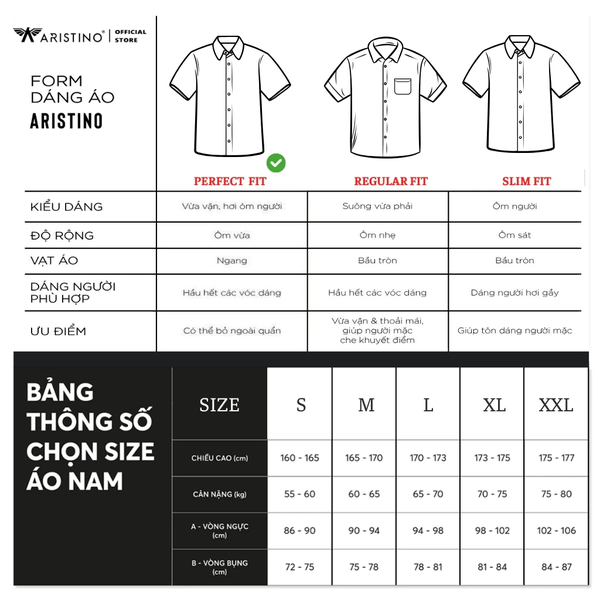 Áo Sơ Mi Nam Ngắn Tay Aristino ASS050AS4 màu xanh in
