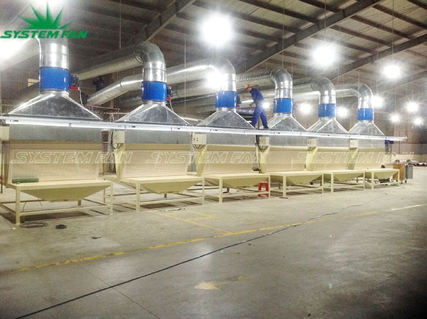 Hệ thống buồng sơn khô giúp tăng năng suất