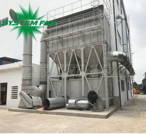 Dự án cung cấp và lắp đặt hệ thống hút bụi trung tâm cho công ty ở Hưng Yên-5
