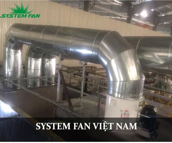 Quạt hút bụi phòng sơn do System Fan Việt Nam cung cấp và lắp đặt