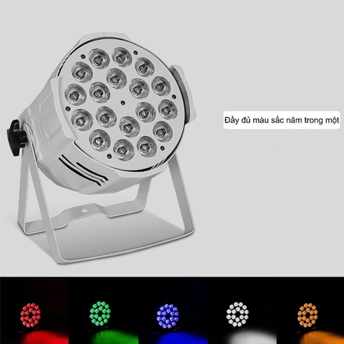 Đèn par led 18x10w màu trắng 4 in 1 LCC-P1810T cho đám cưới, hội nghị ...