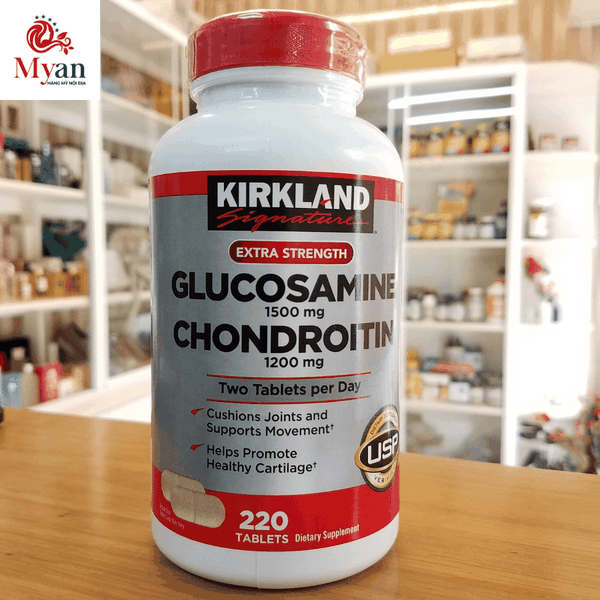 Kirkland Glucosamine Chondroitin MSM Ngừa thoái hóa khớp Myan Hàng Mỹ nội địa