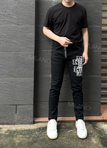 Quần Jean Dsquared2 Icon logo đùi phối khóa zip Like Auth 1-1 on web