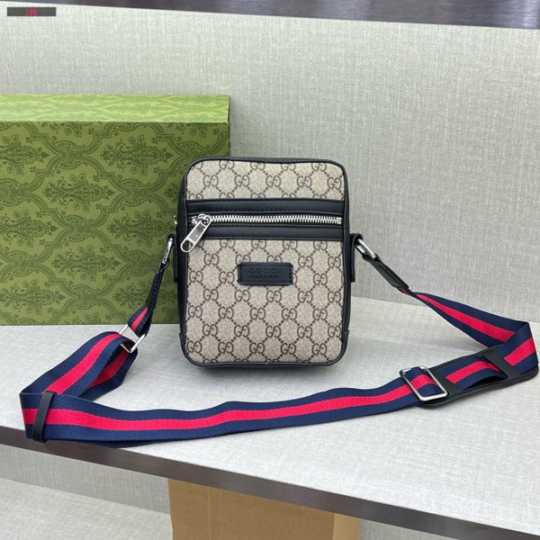 Túi đeo chéo mini Gucci họa tiết monogram Like Auth on web fullbox bill thẻ