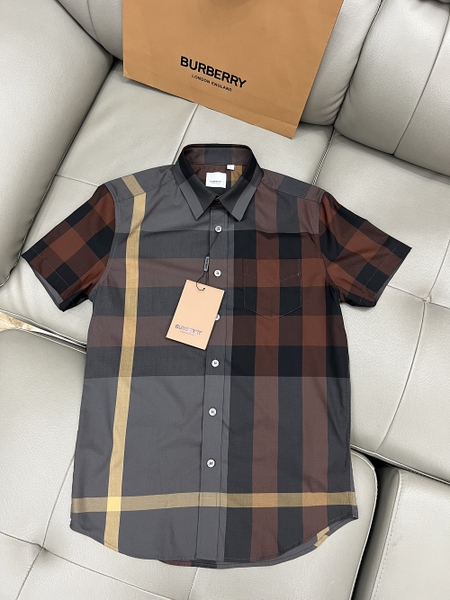 Áo sơ mi Burberry chống nhăn kẻ sọc to Like Auth 1-1 on web