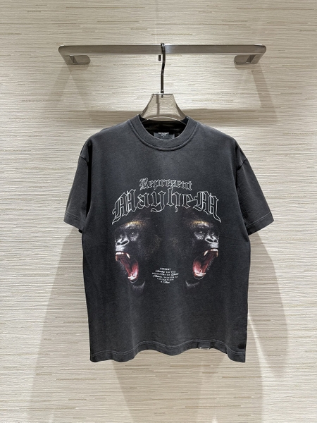 Áo phông T shirt Represent Xám họa tiết King Kong Like Auth on web