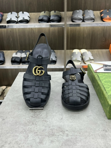 Dép Sandal giọ thời trang Gucci GC Đen mặt Hổ Like Authentic 1-1 on web