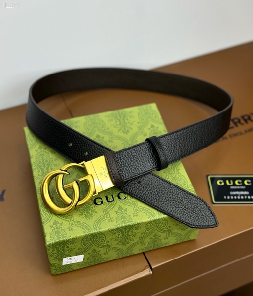 Thắt lưng, dây nịt, belt Gucci dây nịt Đen sần mặt logo GG size 90-95-100cm Like Auth 1-1 on web fullbox