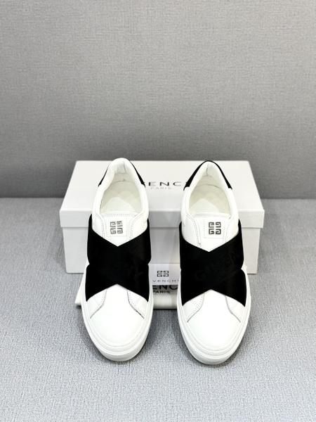 Giày sneaker Givenchy Trắng quai chun Đen tag chéo new 2024 Like Auth on web fullbox bill thẻ phụ kiện
