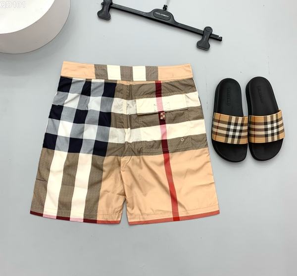 Quần short, ngố, đùi, cộc Burberry sọc to check cạp Like Auth 1-1 on web |  TANYA