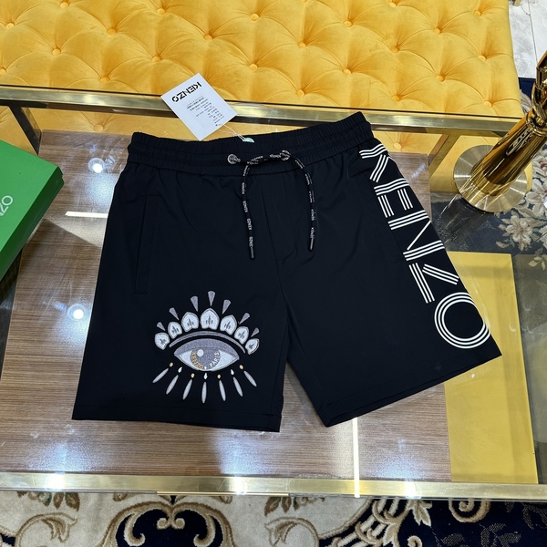 Quần short ngố đùi gió Kenzo thêu mắt đùi 2 lớp lót lưới new 2024 Like Auth 1-1 on web