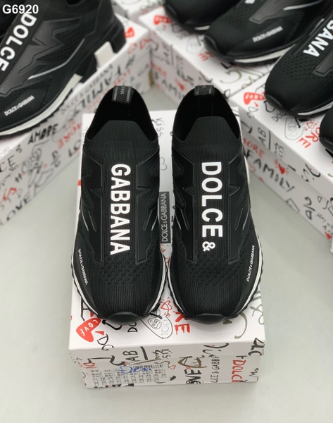 Giày sneaker Dolce Gabbana Sorento Đen cổ chun Like Auth on web fullbox |  TANYA