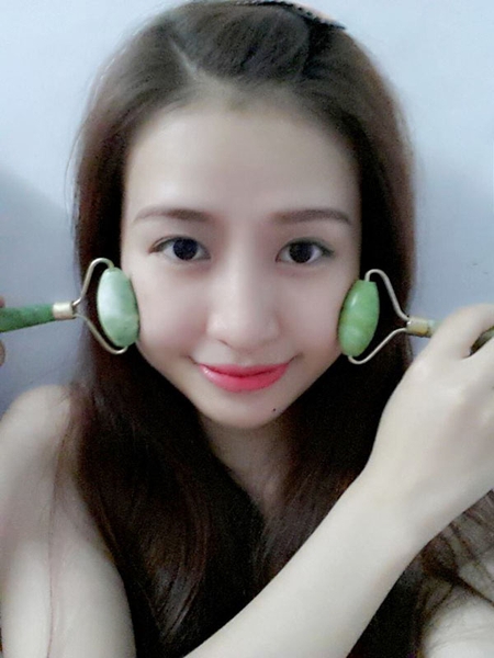 Cây lăn mát xa mặt bằng đá cẩm thạch
