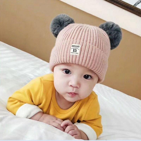 Mũ nồi len dệt kim xinh xinh cho bé