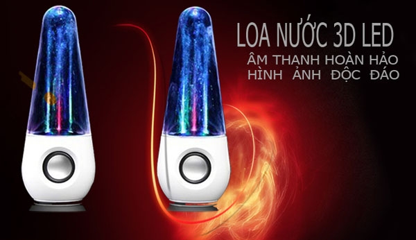 Loa phun nước theo điệu nhạc độc đáo