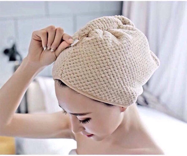 Khăn tắm quấn đầu khô tóc HAIR DRYING CAP cao cấp