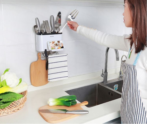 Khay cắm đũa thìa và đồ dùng làm bếp đa năng Ecoco