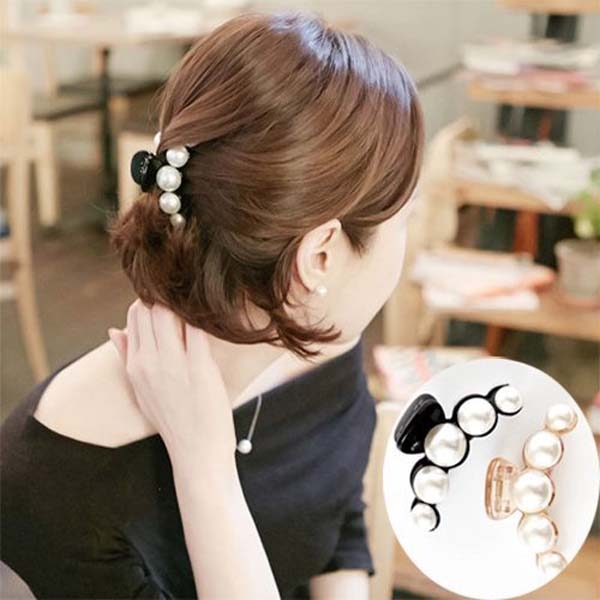 Kẹp tóc ngọc trai sang trọng