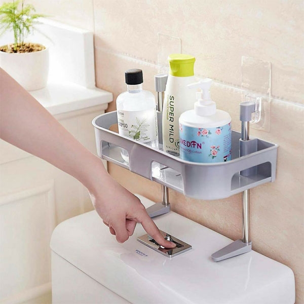 Kệ để đồ nhà tắm hút chân không 1 tầng