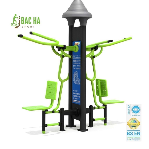 Máy tập kéo đẩy tay 2 trụ ls09