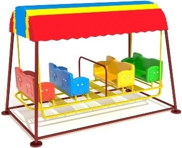 Đu treo sàn lắc 8 chỗ ngồi a361