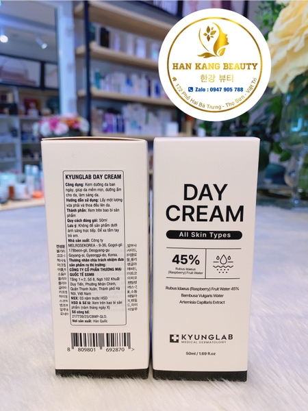 Kem Dưỡng Nâng Tone Ban Ngày Day Cream KyungLab ( có VAT )