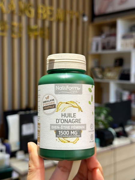 Viên tinh dầu hoa anh thảo Nat & Form Huile D Onagre Pháp