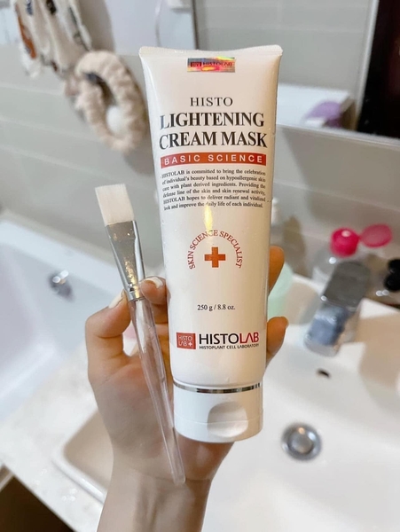 Mặt nạ kem ủ trắng Histolab Histo Lightening Cream Mask Basic Science 250g