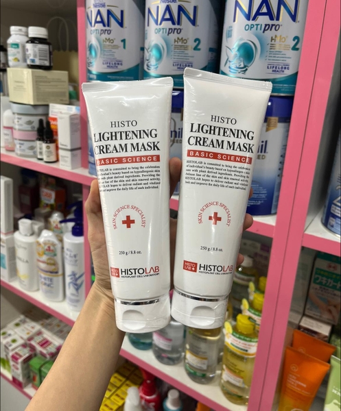Mặt nạ kem ủ trắng Histolab Histo Lightening Cream Mask Basic Science 250g