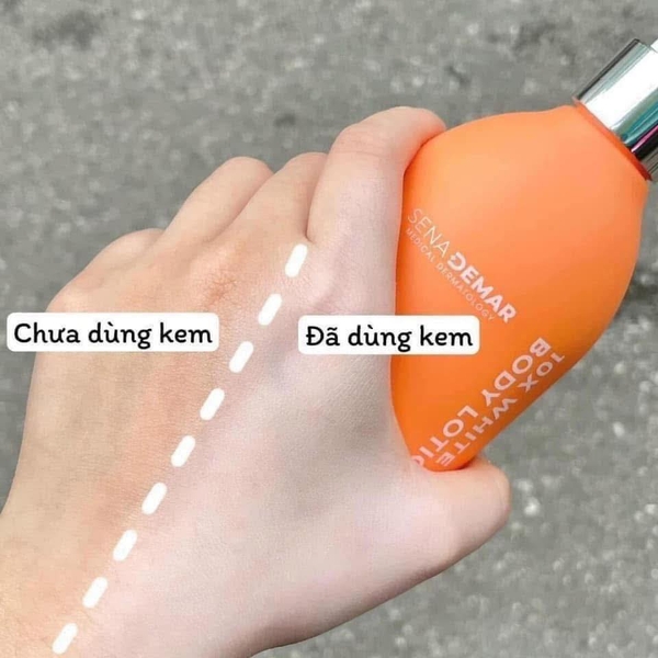 Dưỡng Thể Trắng Da Sena Demar 10x White Body Lotion 300ml