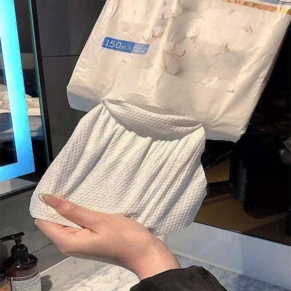 Khăn Geklin Cotton Tissue 500g: Khăn lau đa năng túi 150 khăn