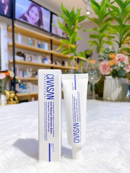 Kem dưỡng trang điểm nâng tông phục hồi da Civasan H2O Balsam Blemish Balm 35ml