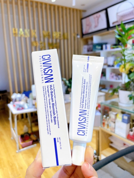 Kem dưỡng trang điểm nâng tông phục hồi da Civasan H2O Balsam Blemish Balm 35ml