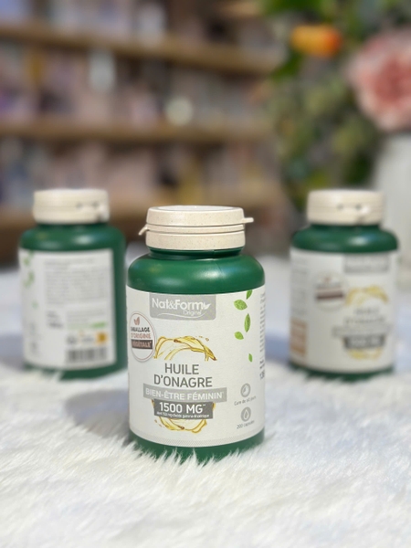 Viên tinh dầu hoa anh thảo Nat & Form Huile D Onagre Pháp