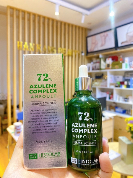 Serum Ngừa Mụn, Kháng Viêm Điều Tiết Bã Nhờn Histolab 72% Azulene Complex Ampoule Derma Science