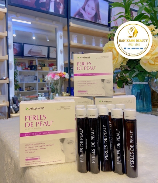 Nước uống đẹp da Arkopharma Perles De Peau Radiance 10 lọ